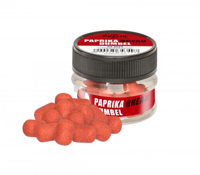 Carp Zoom Paprika Bread Dumbel - 15 g/8x12 mm