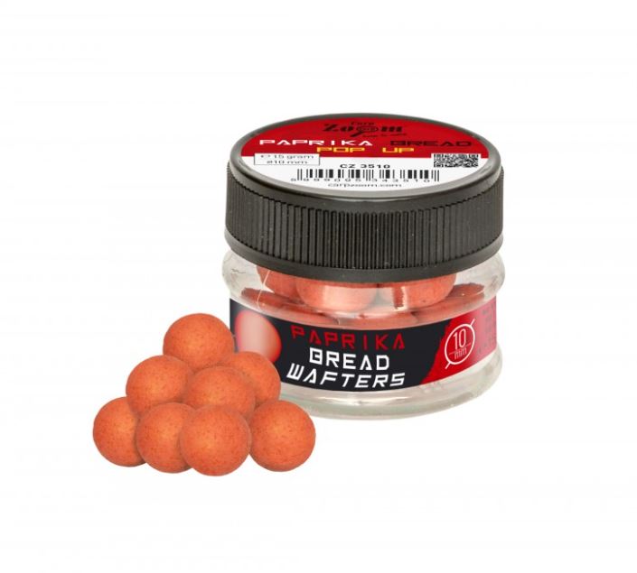 Carp Zoom Paprika Bread Wafters - 15 g/10 mm