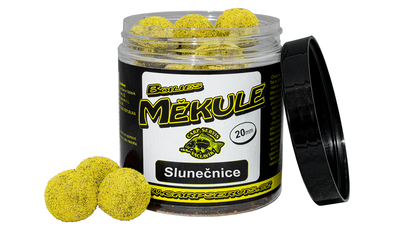 CSV Boilies Měkule - 140 g/16 mm/Slunečnice